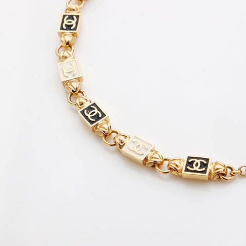 Chanel Chanel 2024 Coco Block Logo 2024 Halskette Gold WS11586