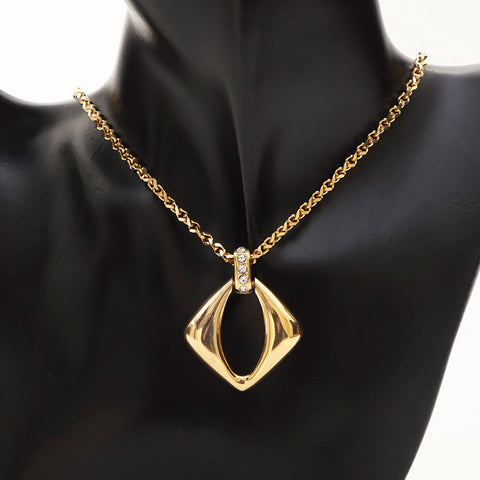 Yves Saint Laurent Rhinestone项链，金WS11601