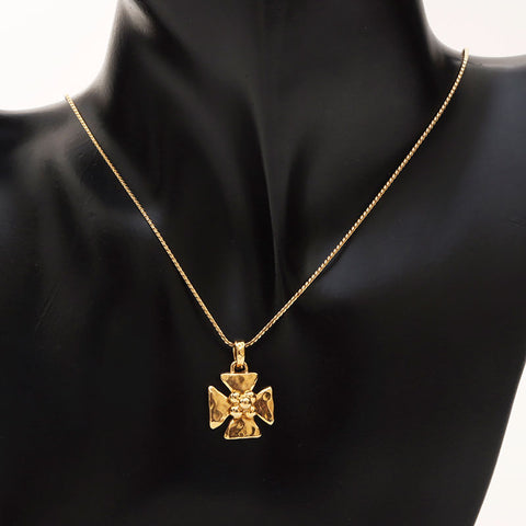 YVES SAINT LAURENT flour Necklace gold WS11603