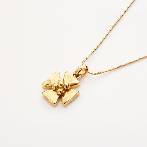 YVES SAINT LAURENT flour Necklace gold WS11603