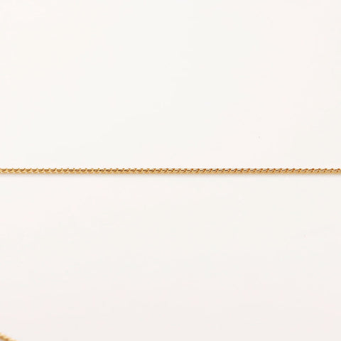 YVES SAINT LAURENT flour Necklace gold WS11603