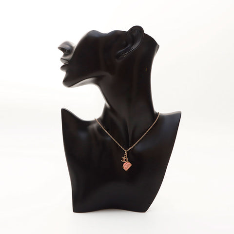 CHANEL 06C 2006 COCO Mark Cambon Necklace Gold pink WS11615
