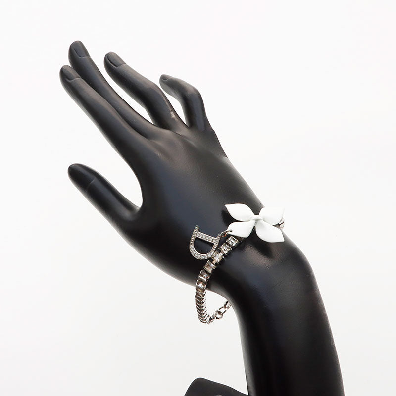 クリスチャンディオール Christian Dior ラインストーン フラワー