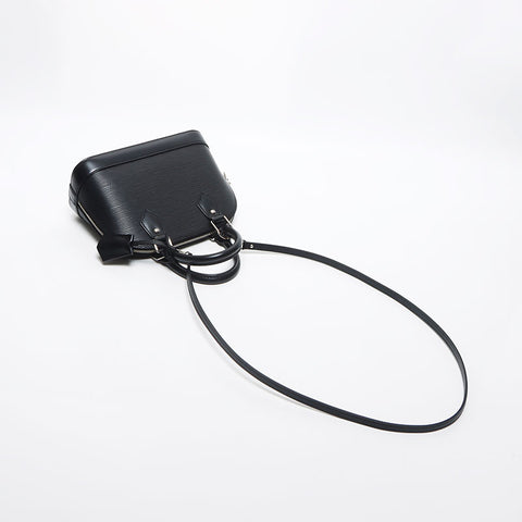 Louis Vuitton Alma BB Epi 2way Silver Hardware Umhängetasche Schwarz WS11646