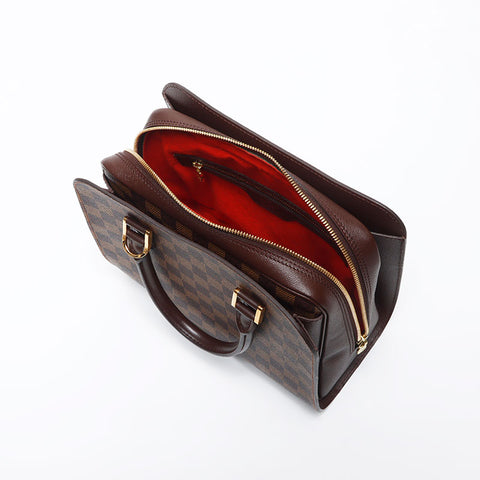 路易威登（Louis Vuitton）路易·威登（Louis Vuitton）2002 Damier Triana手提包棕色WS11648