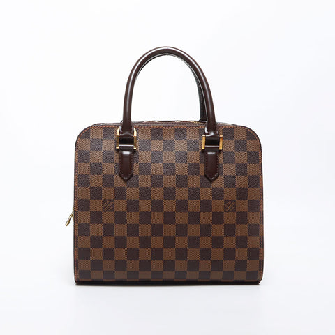 路易威登（Louis Vuitton）路易·威登（Louis Vuitton）2002 Damier Triana手提包棕色WS11648