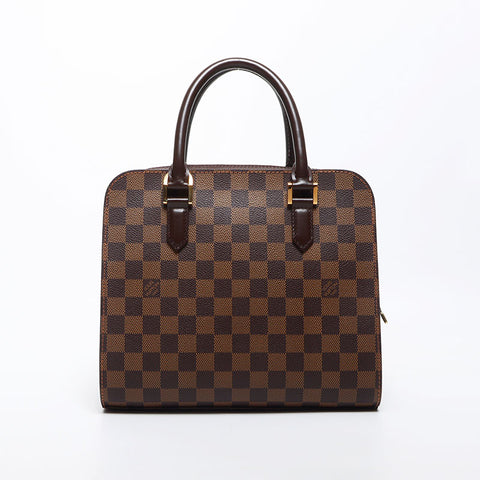 路易威登（Louis Vuitton）路易·威登（Louis Vuitton）2002 Damier Triana手提包棕色WS11648