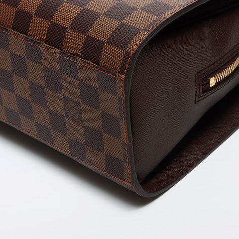 路易威登（Louis Vuitton）路易·威登（Louis Vuitton）2002 Damier Triana手提包棕色WS11648