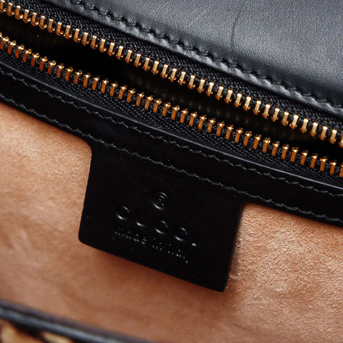 GUCCI Pony Leopard Sylvie Sac à bandoulière beige WS11649