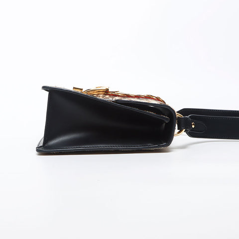 Gucci Harako Leopard Sylvie肩带米色WS11649
