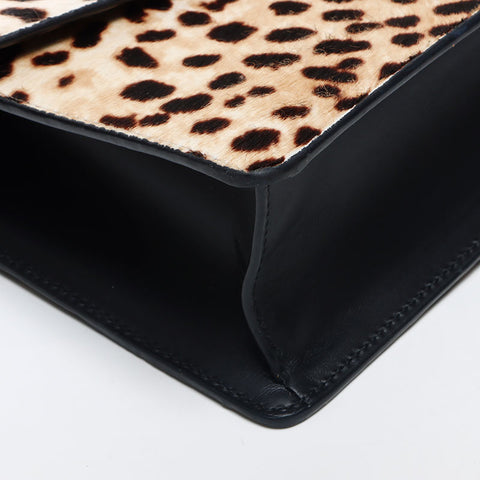 Gucci Harako Leopard Sylvie肩带米色WS11649