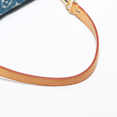 路易·威登（Louis Vuitton）路易·威登（Louis Vuitton）2005迷你漂亮牛仔图标肩袋海军WS11651