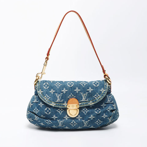 路易·威登（Louis Vuitton）路易·威登（Louis Vuitton）2005迷你漂亮牛仔图标肩袋海军WS11651