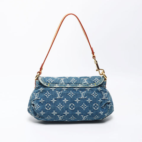 路易·威登（Louis Vuitton）路易·威登（Louis Vuitton）2005迷你漂亮牛仔图标肩袋海军WS11651