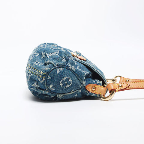 路易·威登（Louis Vuitton）路易·威登（Louis Vuitton）2005迷你漂亮牛仔图标肩袋海军WS11651