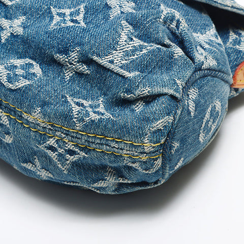 路易·威登（Louis Vuitton）路易·威登（Louis Vuitton）2005迷你漂亮牛仔图标肩袋海军WS11651