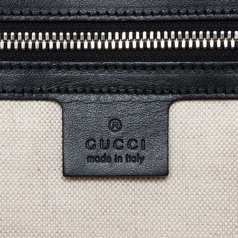 Gucci GG浮雕大容量手提袋黑色WS11656