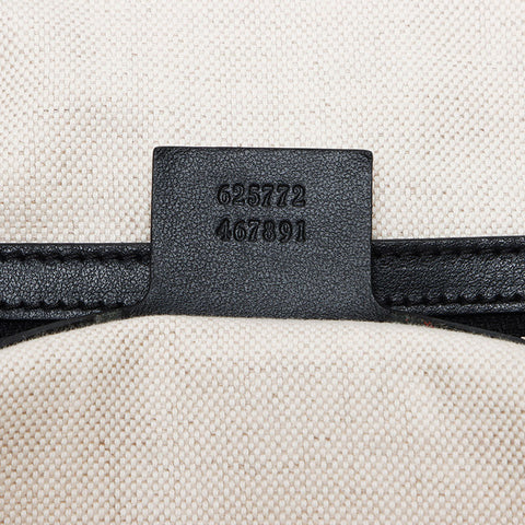 Gucci GG浮雕大容量手提袋黑色WS11656