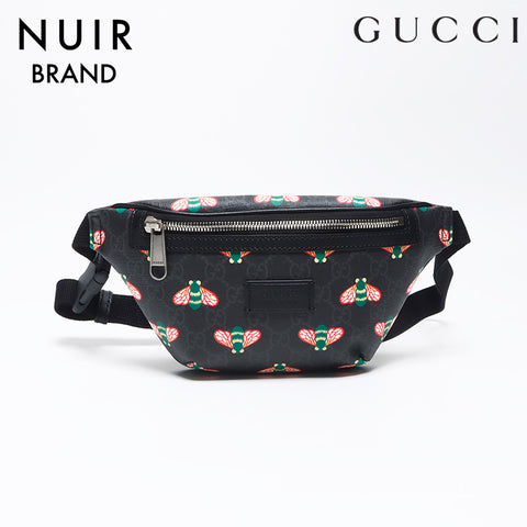 グッチ GUCCI 蜂 GG スプリーム ビープリント ショルダーバッグ ブラック WS11658 – NUIR VINTAGE