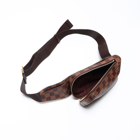 Louis Vuitton 2007 Damier Geronimo Damier Belt Bag肩包棕色WS11660