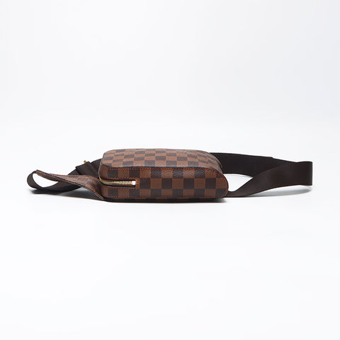 Louis Vuitton 2007 Damier Geronimo Damier Belt Bag肩包棕色WS11660