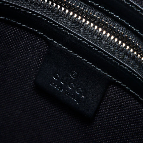 Gucci gucci gg oberster Tiger Tiger -Print Umhängetasche Schwarz WS11662