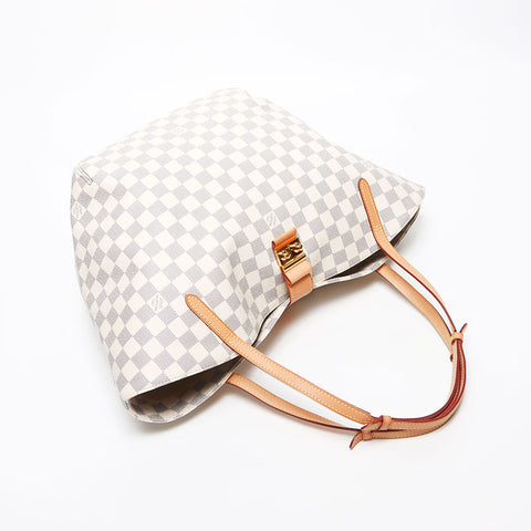 Louis Vuitton LOUIS VUITTON 2013 Damier Salina GM Shoulder Bag Beige WS11663