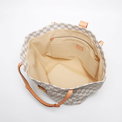 Louis Vuitton LOUIS VUITTON 2013 Damier Salina GM Shoulder Bag Beige WS11663