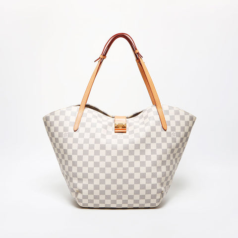 Louis Vuitton LOUIS VUITTON 2013 Damier Salina GM Shoulder Bag Beige WS11663