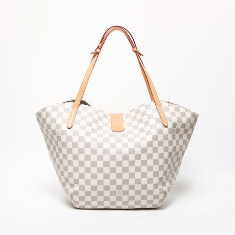 Louis Vuitton LOUIS VUITTON 2013 Damier Salina GM Shoulder Bag Beige WS11663