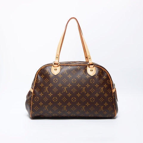 Louis Vuitton Louis Vuitton 2009 Monogramm Montorgueeil PM Boston Bag Brown WS11668