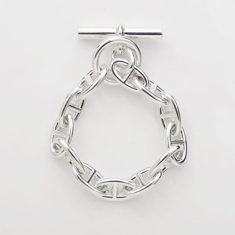 Hermes Hermes Chaine d'Incle GM Bracelet 12-Panel Silver WS11670