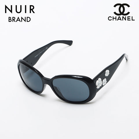 Chanel Coco Mark Flower Lunettes de soleil Black WS11673