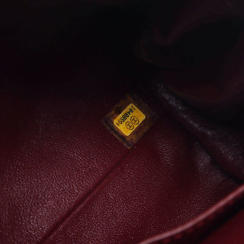 香奈儿香奈儿（Chanel Chanel）第10位Matelasse Double Flap Chain肩膀肩带黑色WS11682
