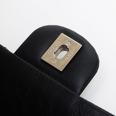 香奈儿香奈儿（Chanel Chanel）第10位Matelasse Double Flap Chain肩膀肩带黑色WS11682