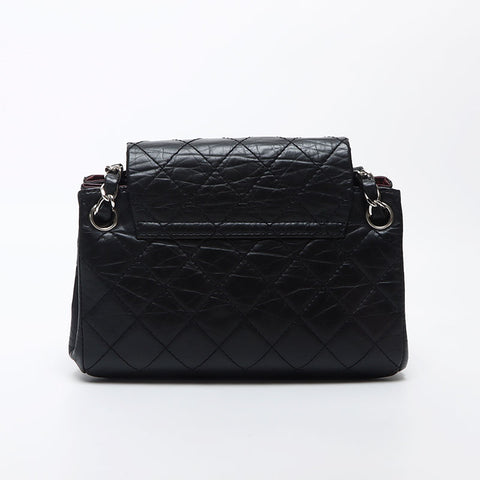 香奈儿香奈儿（Chanel Chanel）第10位Matelasse Double Flap Chain肩膀肩带黑色WS11682