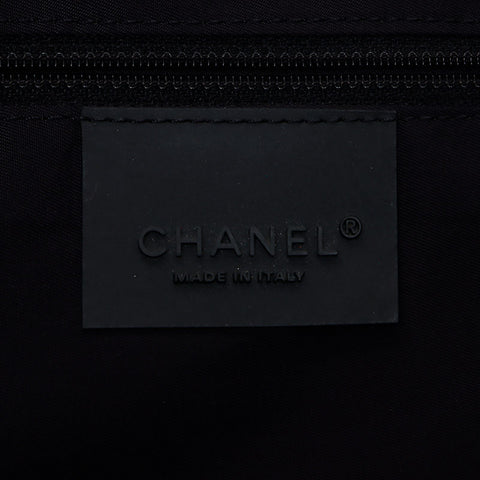 CHANEL No.9 Sports Line Shoulder Silver Metal Shoulder Bag Navy WS11684