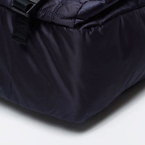 Chanel Chanel n ° 9 Ligne sportive épaule argentée en métal marécageux Sac épaule Navy WS11684
