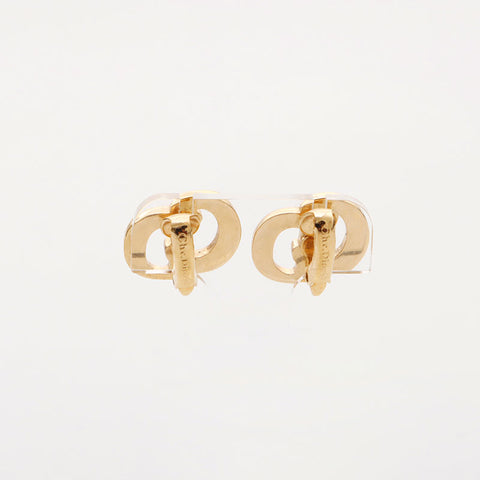 Christian Dior CD Logo Boucles d'oreilles Gold WS11686