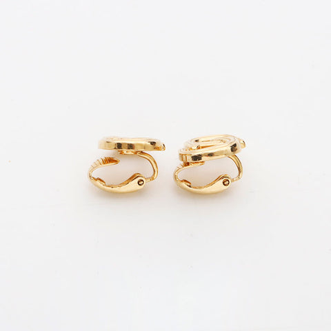 Christian Dior CD Logo Boucles d'oreilles Gold WS11686