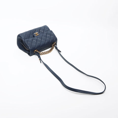 Chanel CHANEL 23 Matelasse Chain Lambskin CHANEL19 Shoulder Bag Navy WS11689