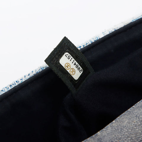 香奈儿拼布连锁肩袋蓝色WS11692