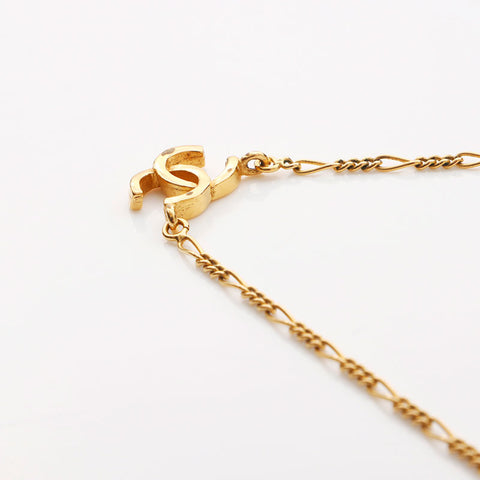 CHANEL COCO Mark Necklace gold WS11696