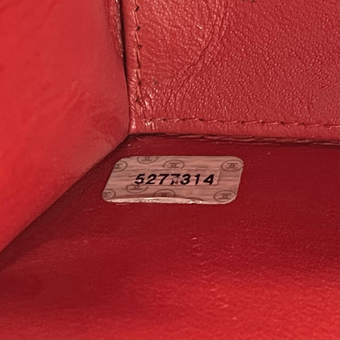 Chanel Minimatelasse Caviar Umhängetasche Rot WS1169