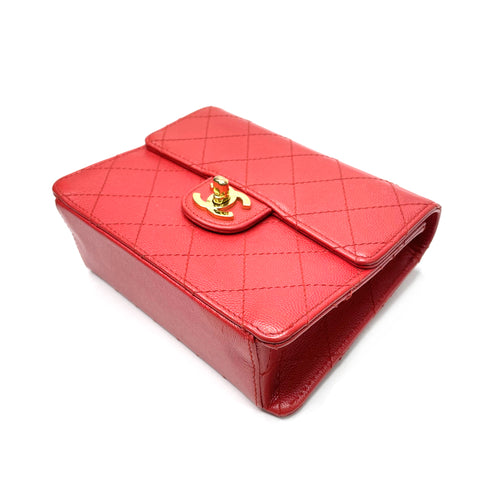 Chanel Minimatelasse Caviar Umhängetasche Rot WS1169