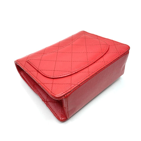 Chanel Minimatelasse Caviar Umhängetasche Rot WS1169
