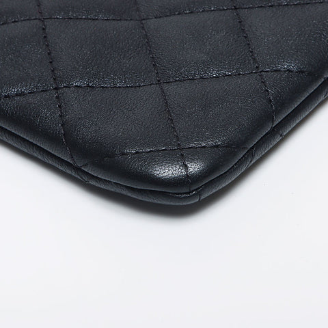 香奈儿香奈儿（Chanel Chanel）23 Matelasse Coco Mark Clutch Bag Black WS11702