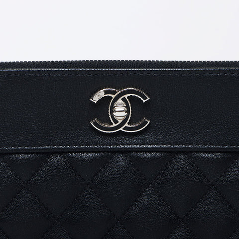 香奈儿香奈儿（Chanel Chanel）23 Matelasse Coco Mark Clutch Bag Black WS11702