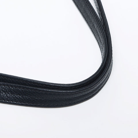 Chanel Chanel Nr. 17 Deka Coco Mark Kette Kaviar Haut Silber Hardware Einkaufstasche Schwarz WS11708