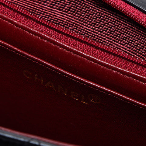 香奈儿香奈儿（Chanel Chanel）亲子袋Lambskin No. 1 Lambskin手提包黑色WS11717